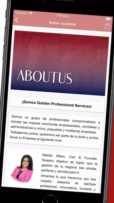 ภาพหน้าจอของ Golden Professional Services
