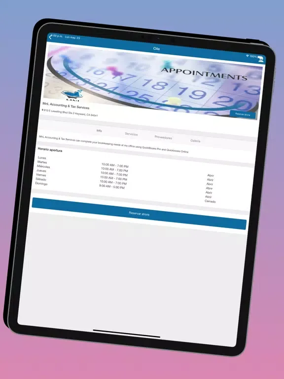 ภาพหน้าจอของ MnL Accounting iPad 