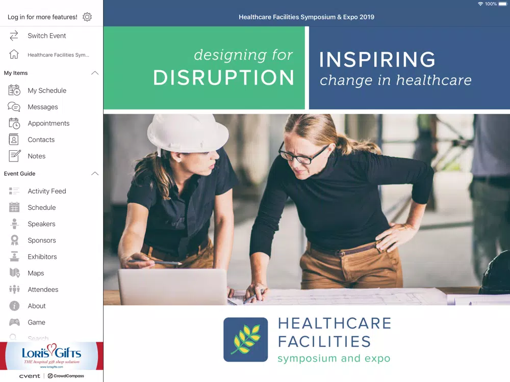 Healthcare Facilities Expo iPad  スクリーンショット