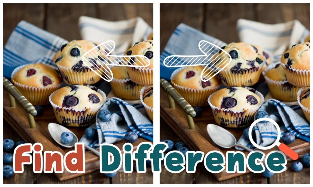 Screenshot di Find Differences Cupcake Game