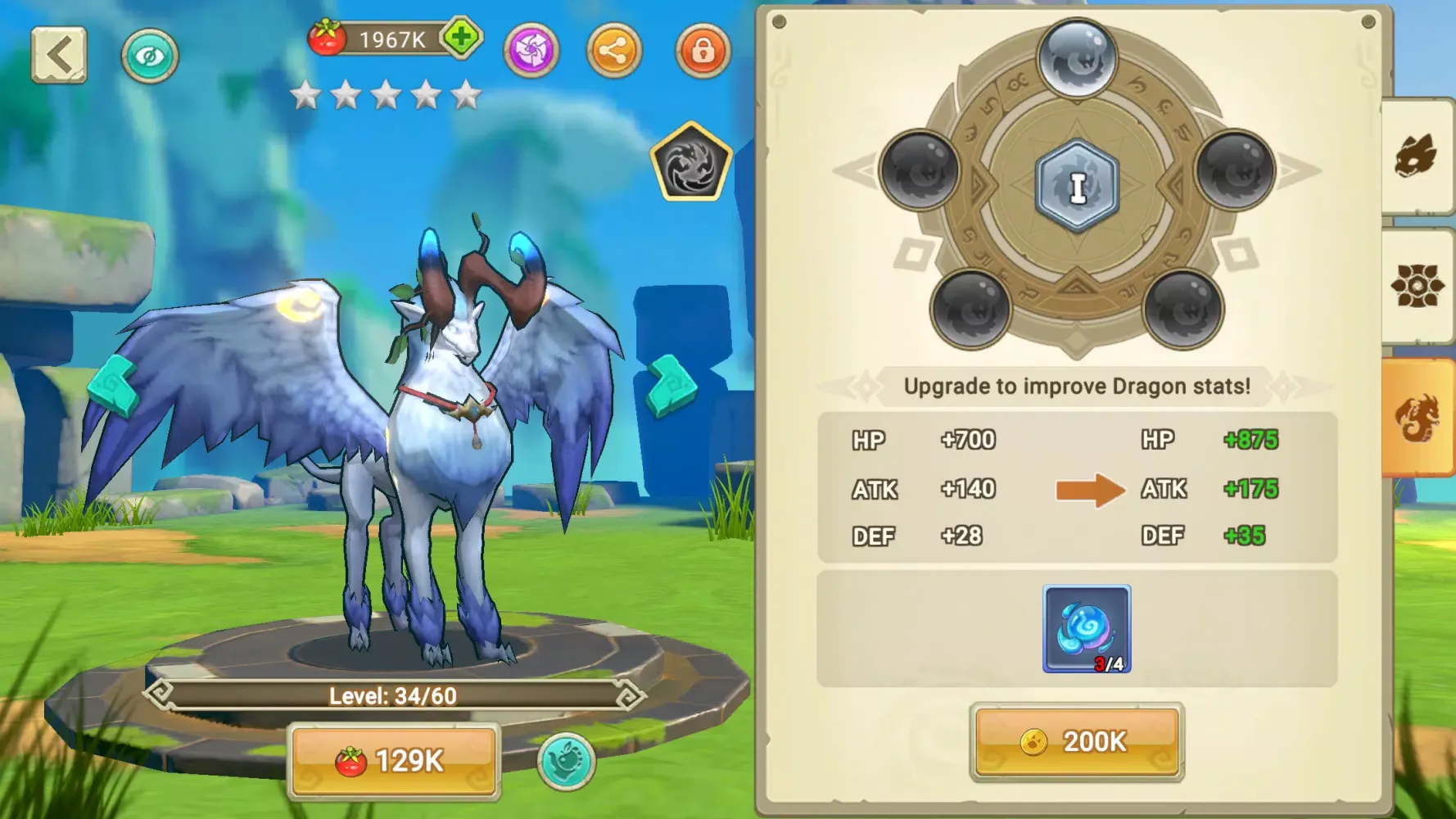 Ảnh chụp màn hình của Dragon Tamer