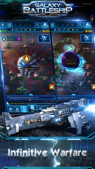 Tangkapan skrin Galaxy Battleship: Conquer