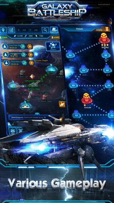 Tangkapan skrin Galaxy Battleship: Conquer