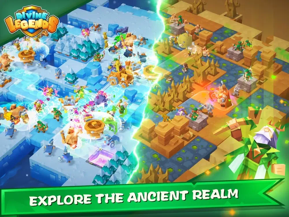 Capturas de tela do Divine Legends iPad 