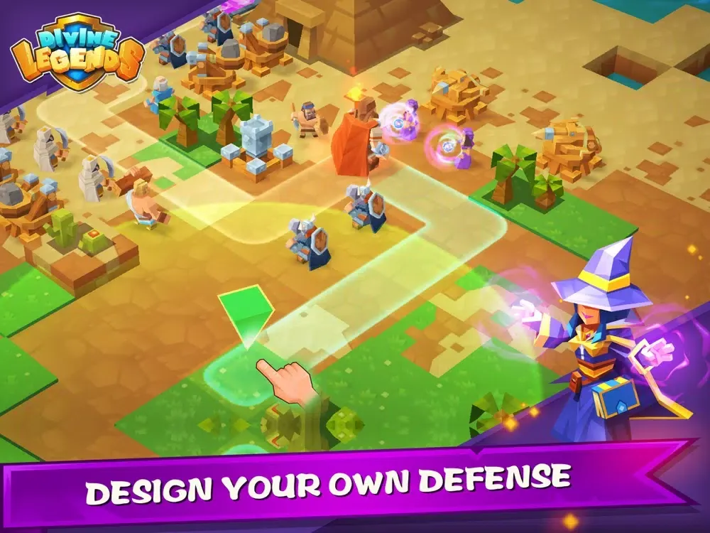 Capturas de tela do Divine Legends iPad 