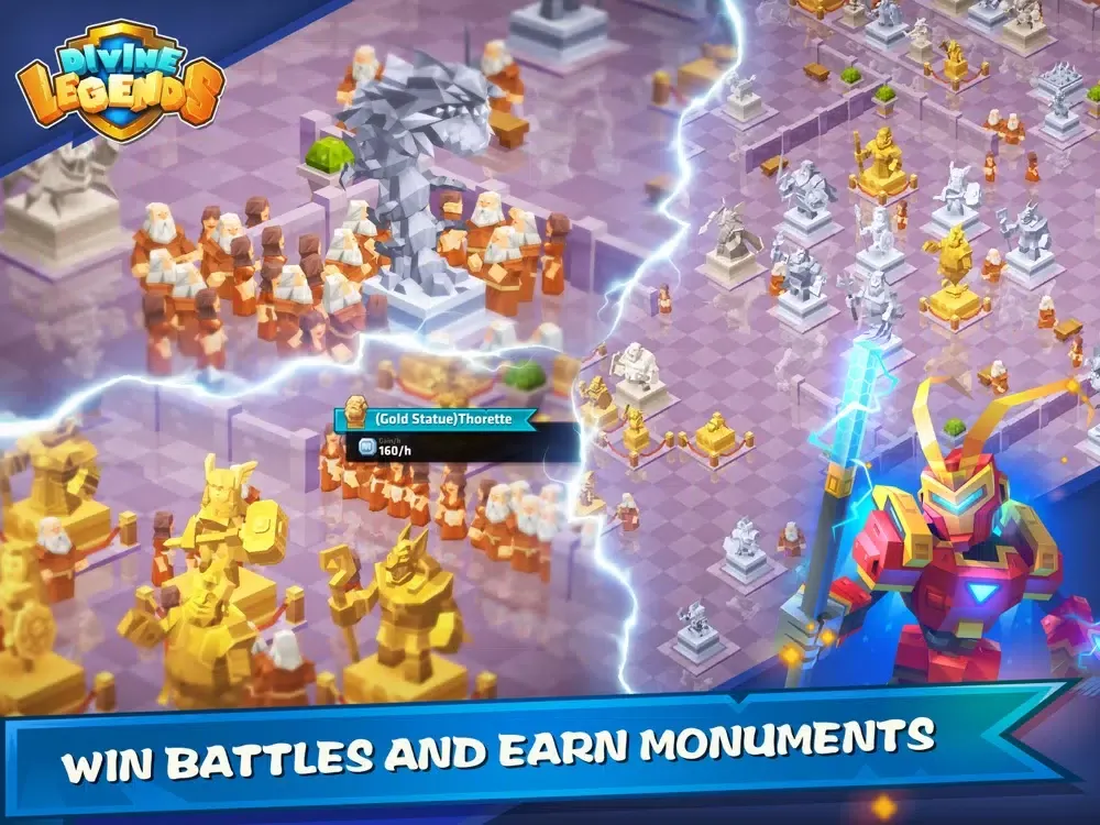 Capturas de tela do Divine Legends iPad 