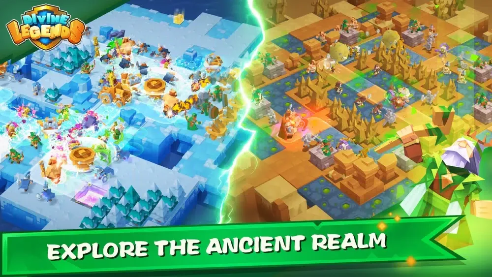 Capturas de tela do Divine Legends