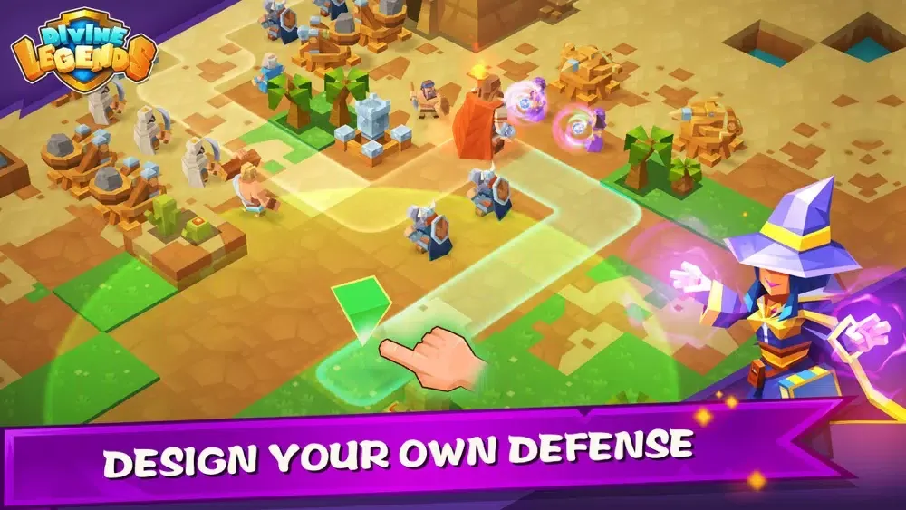 Capturas de tela do Divine Legends