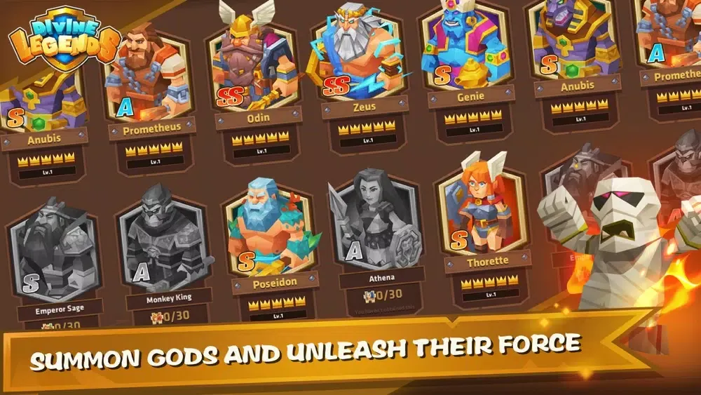 Capturas de tela do Divine Legends