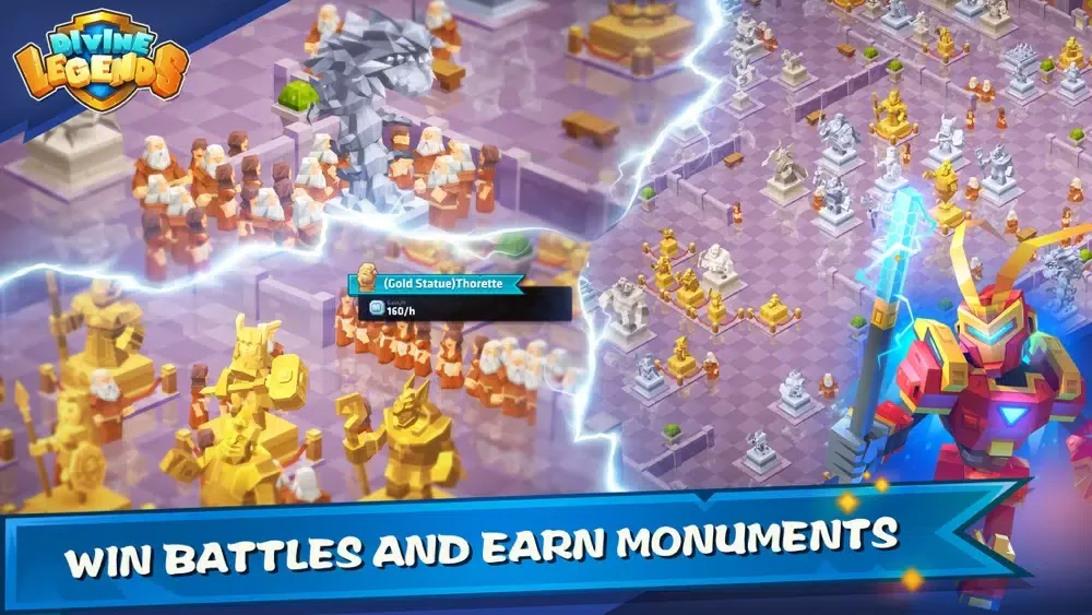Capturas de tela do Divine Legends