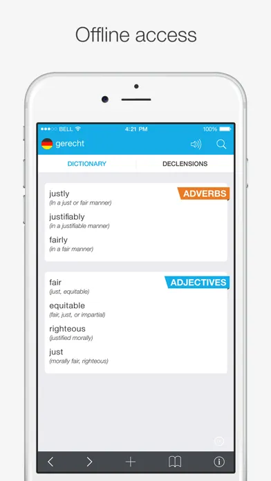 Скриншоты German – English Dictionary