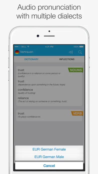 Скриншоты German – English Dictionary