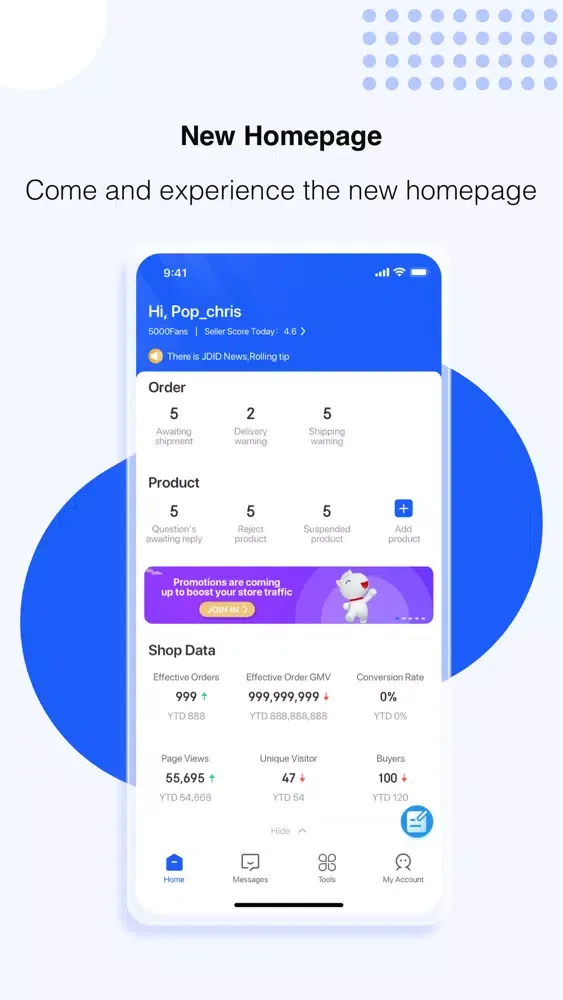 JD.ID Seller Center स्क्रीनशॉट