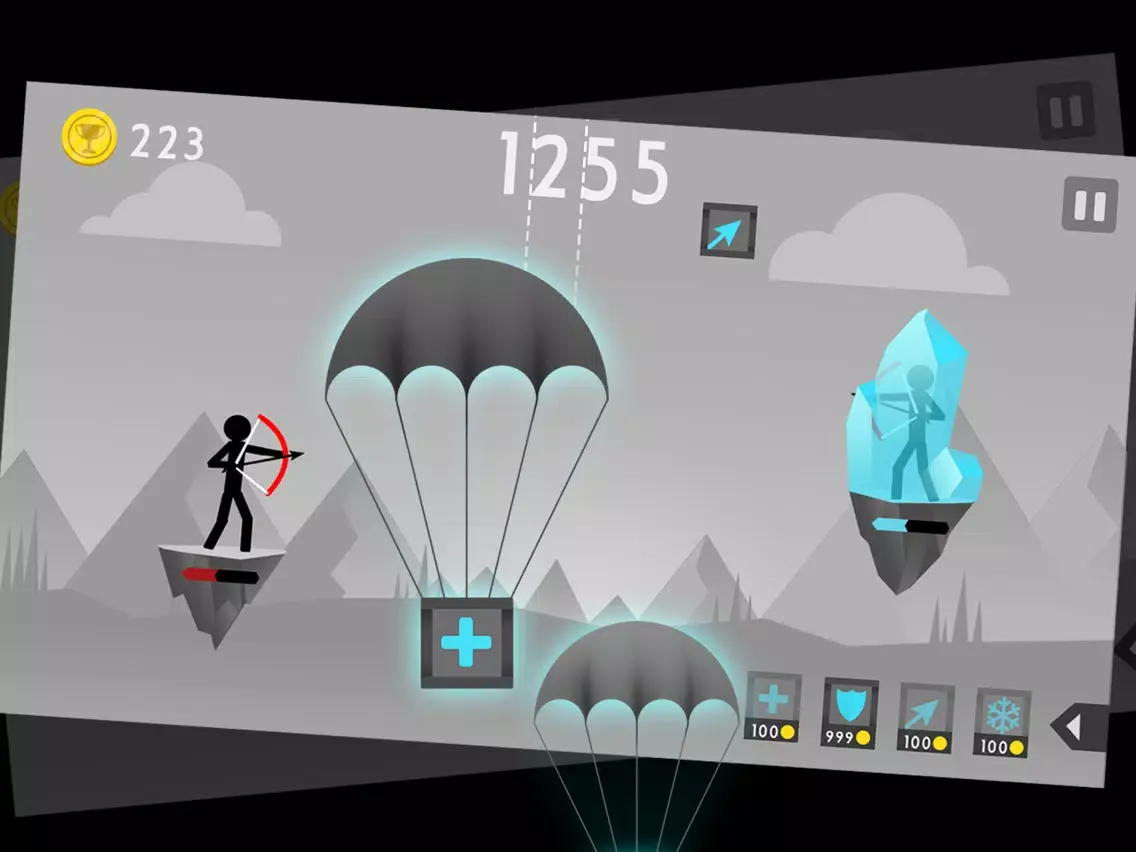 Capturas de tela do Stickman Archer Fight iPad 