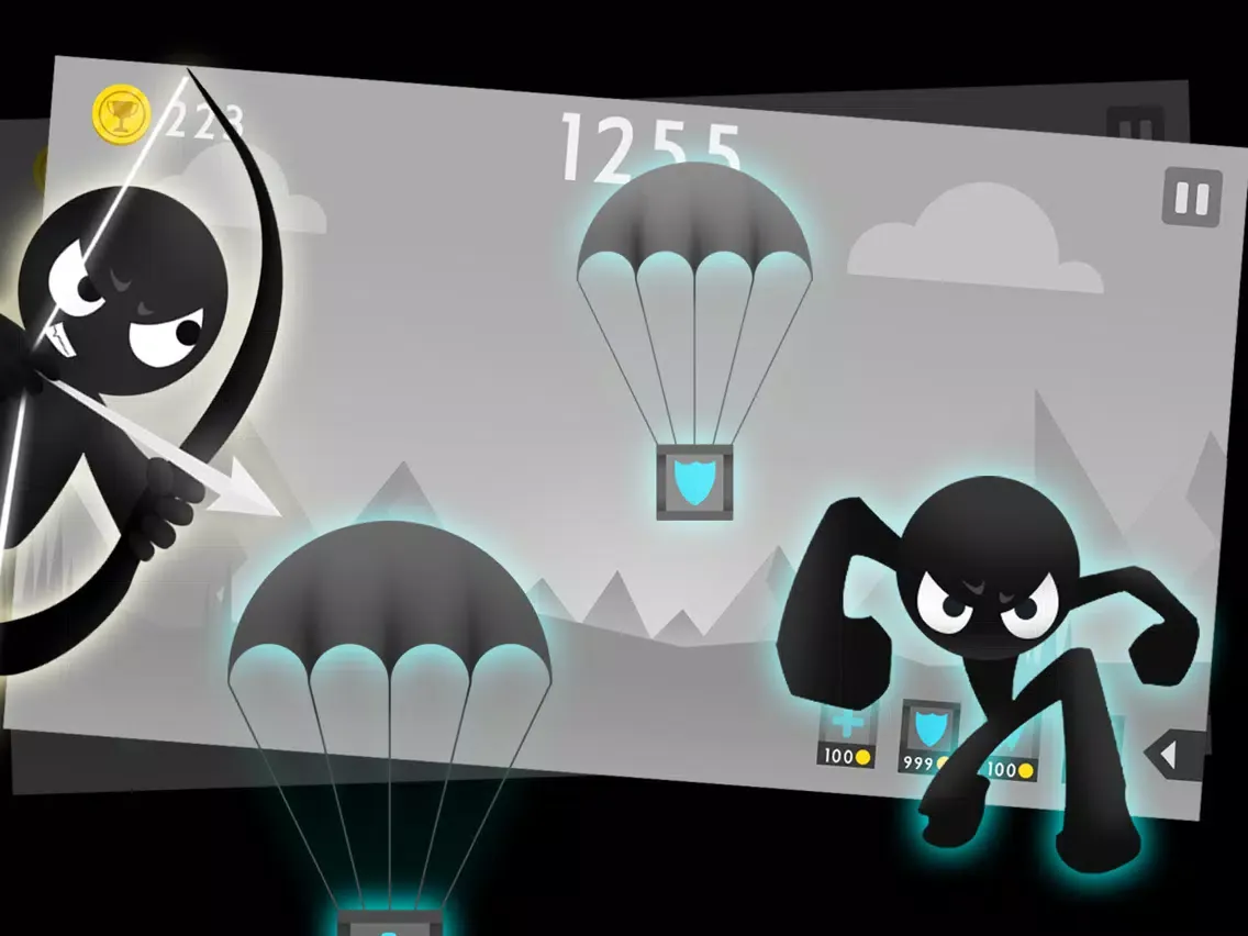 Capturas de tela do Stickman Archer Fight iPad 
