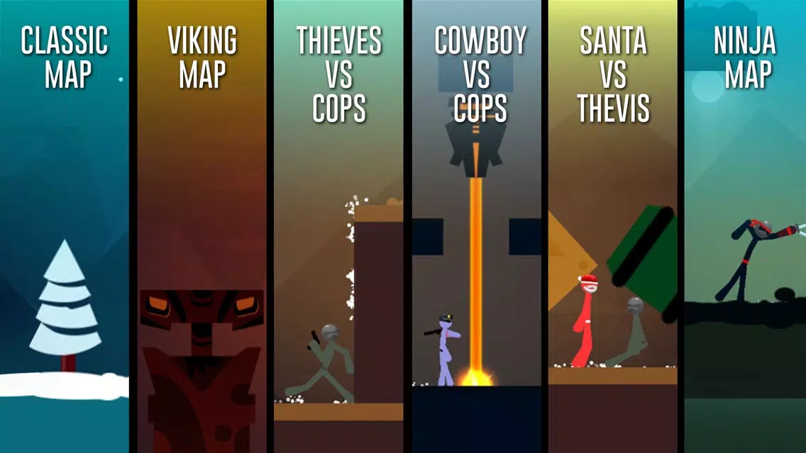 Tangkapan layar Stickman Fight: The Game
