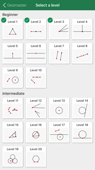 تصاویر Geomaster - A geometrical game