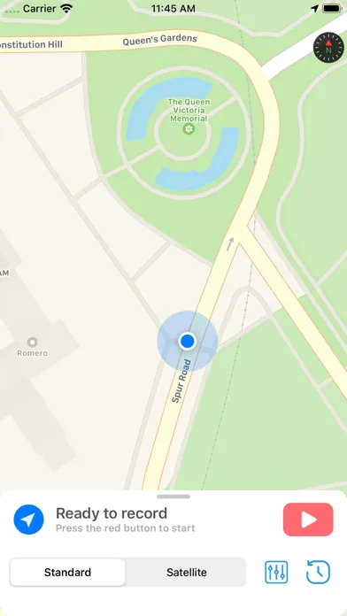 FootMark - Route recorder Screenshots