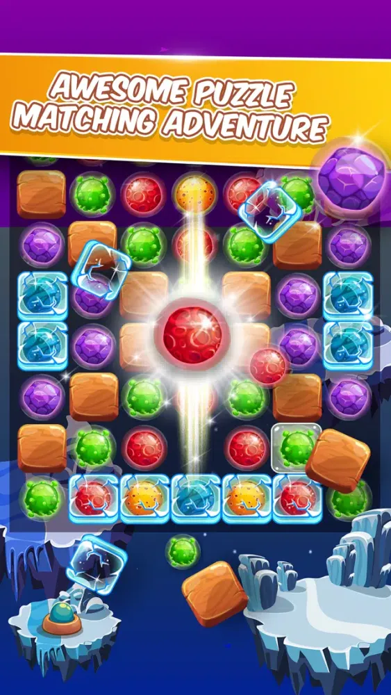 Asteroid Smash - Match 3 স্ক্রিনশট