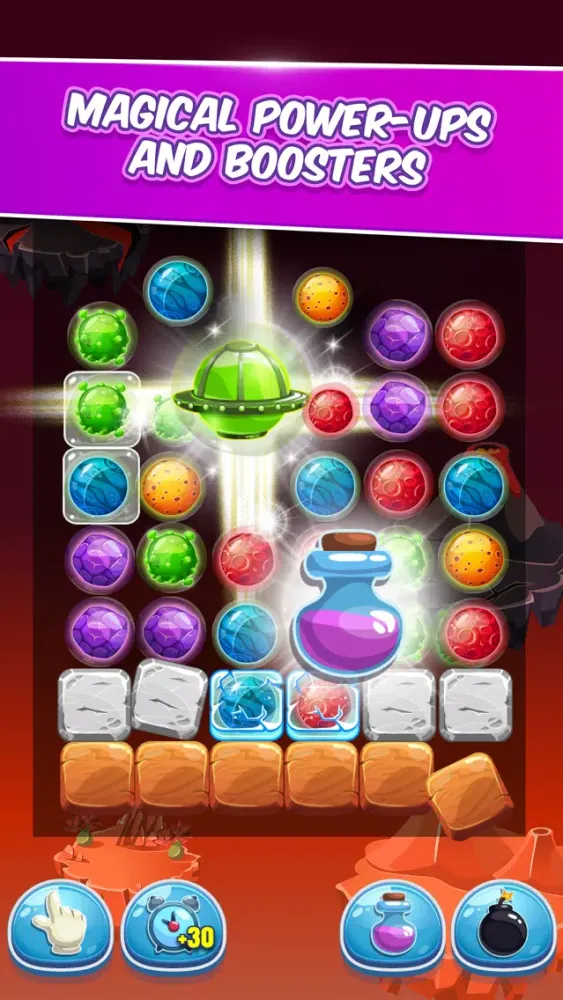 Asteroid Smash - Match 3 স্ক্রিনশট