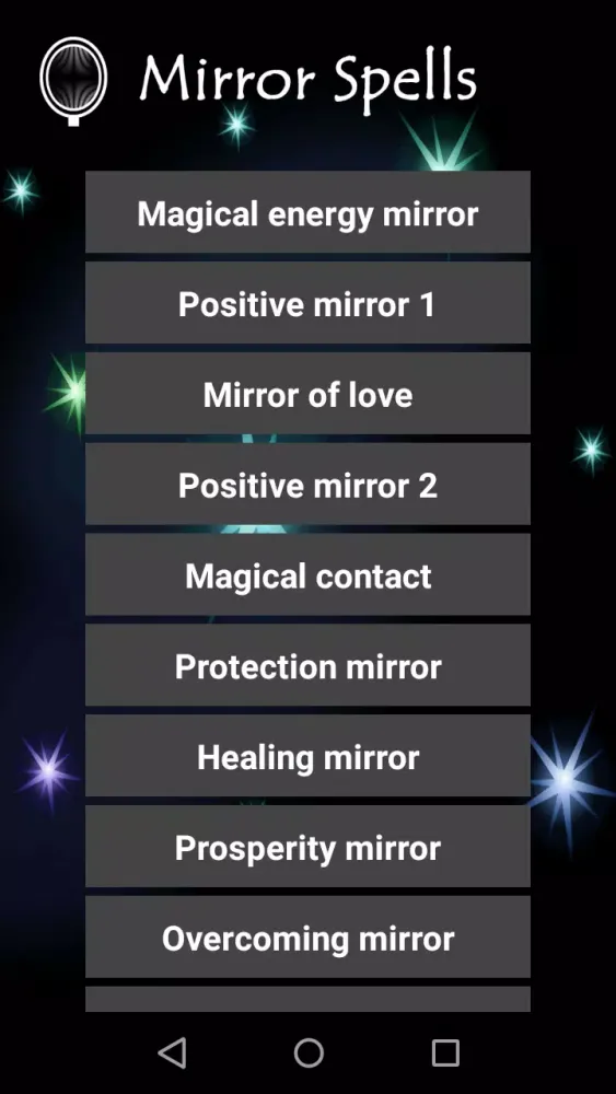 Zrzuty ekranu Mirror Spells