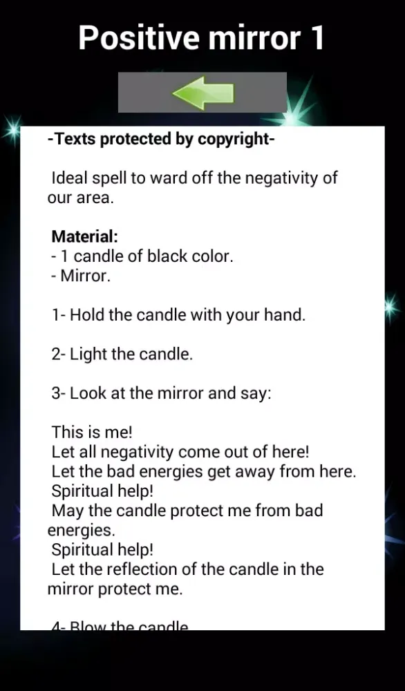 Zrzuty ekranu Mirror Spells