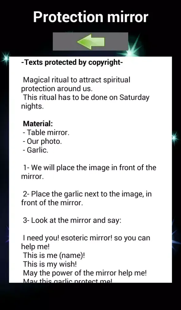 Zrzuty ekranu Mirror Spells