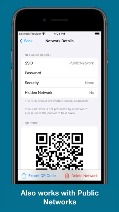 Zrzuty ekranu Wi-Fi QR Generator