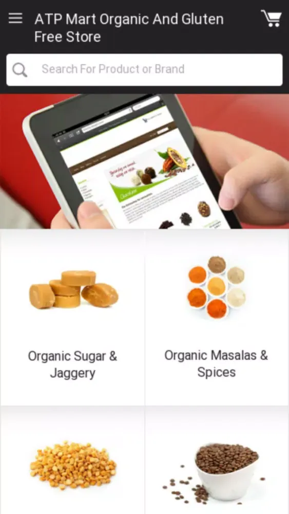 Screenshot di ATP mart organic and Gluten Free Store