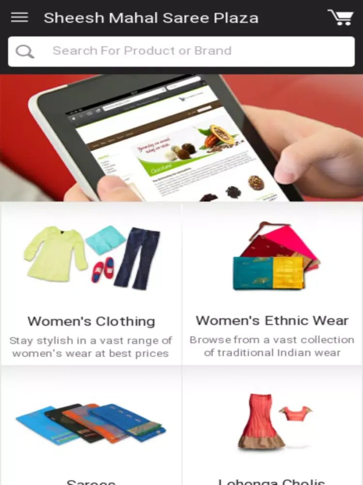 Capturas de pantalla de Sheesh Mahal Saree Plaza iPad 