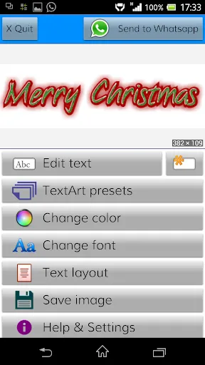 Captures d'écran de TextArt: Cool Text creator