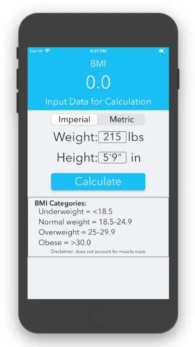 BMI Calculator - Fast & Simple Screenshots