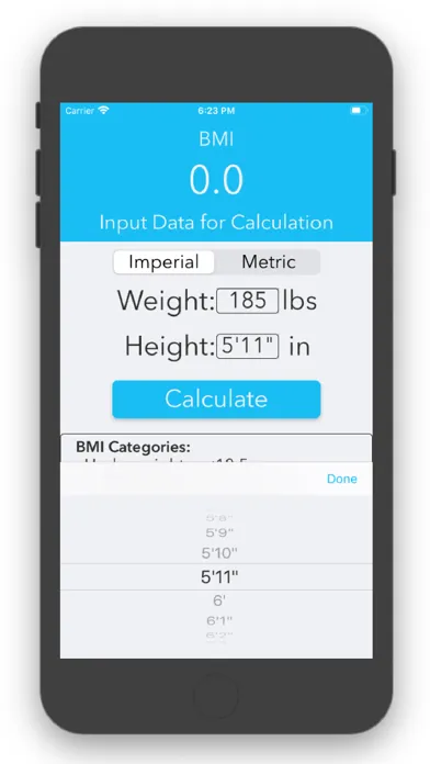 BMI Calculator - Fast & Simple Screenshots