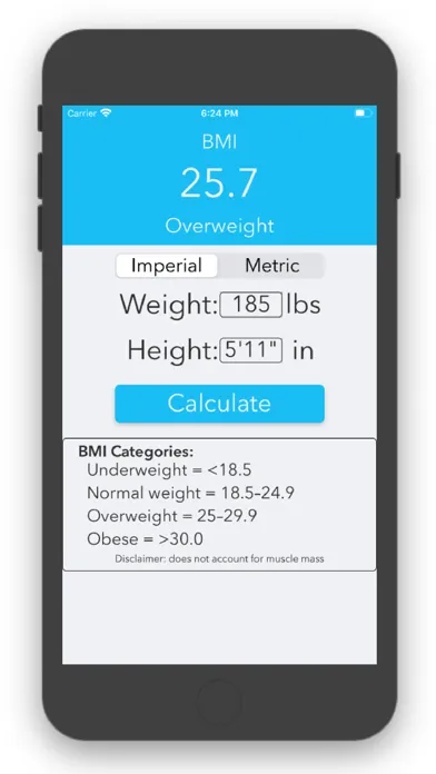 BMI Calculator - Fast & Simple Screenshots