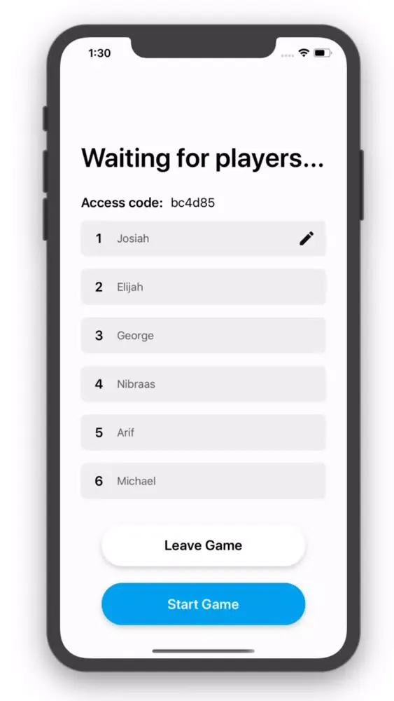Spyfall • Mobile Screenshots