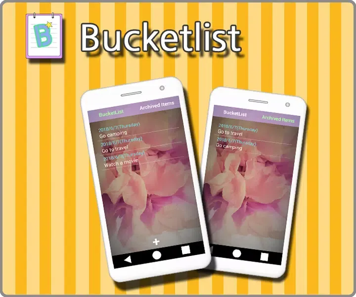 Capturas de pantalla de Bucket list
