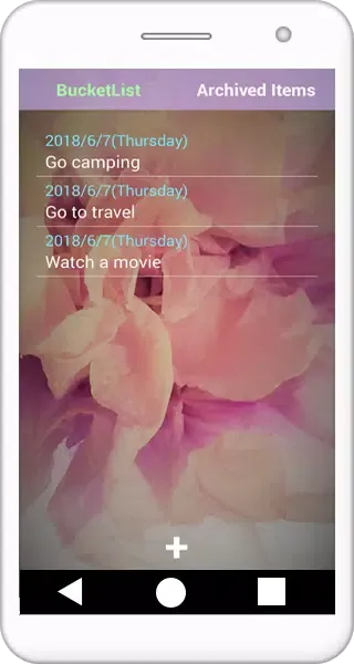 Capturas de pantalla de Bucket list