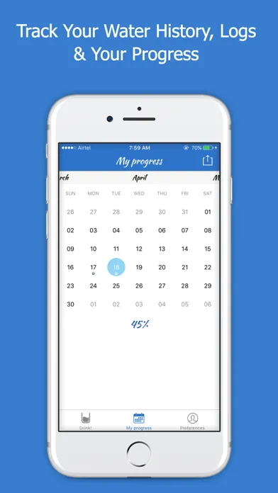 Water Drinking Reminder Pro Screenshots