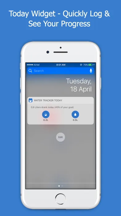 Water Drinking Reminder Pro Screenshots