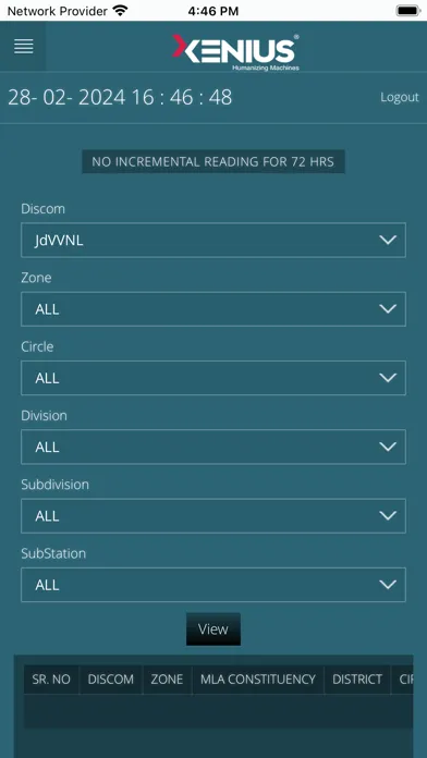 JDVVNL DashBoard स्क्रीनशॉट