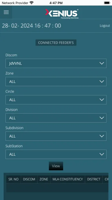 JDVVNL DashBoard स्क्रीनशॉट