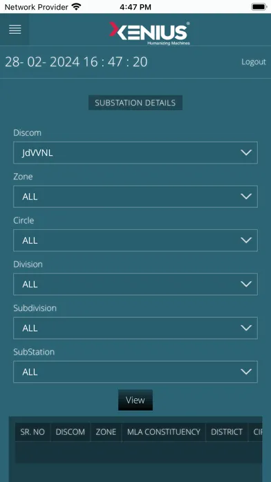 JDVVNL DashBoard स्क्रीनशॉट