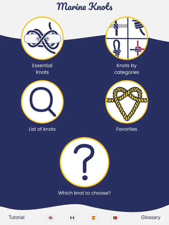 Tangkapan layar Marine Knots Lite iPad 