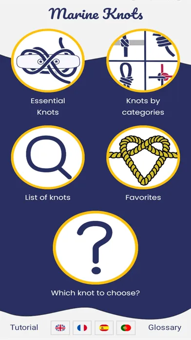 Tangkapan layar Marine Knots Lite
