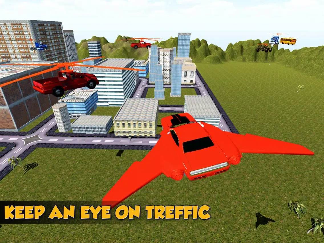 Airborne Super Car Driving: Racing Drone Rivals iPad  স্ক্রিনশট
