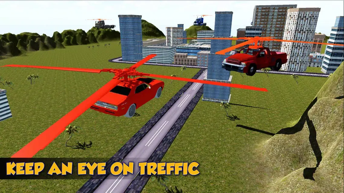Airborne Super Car Driving: Racing Drone Rivals স্ক্রিনশট