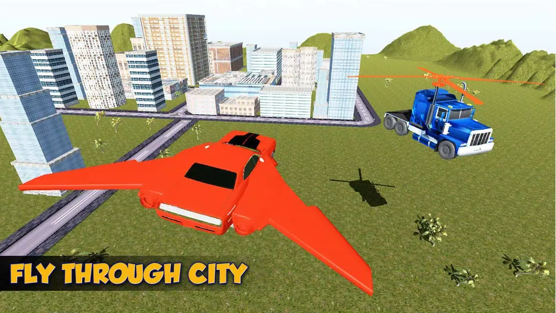 Airborne Super Car Driving: Racing Drone Rivals স্ক্রিনশট
