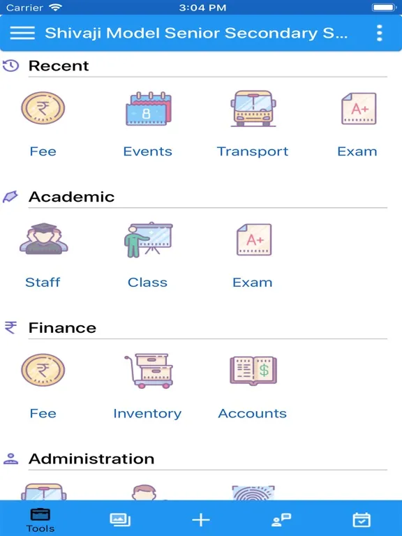 Scientific Study- school erp iPad  Screenshots
