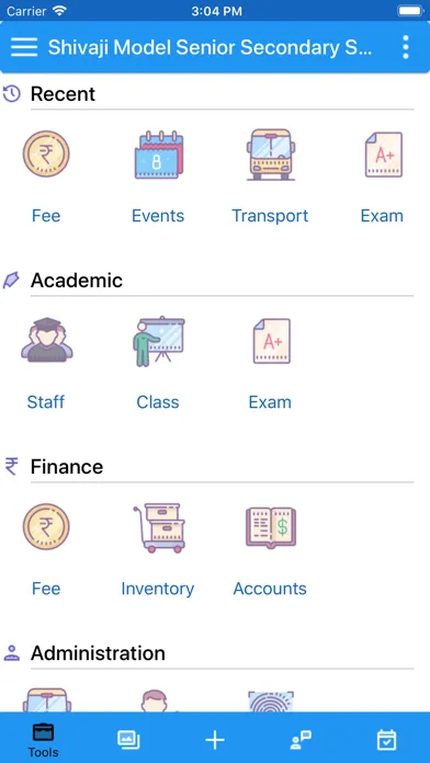 Scientific Study- school erp Screenshots