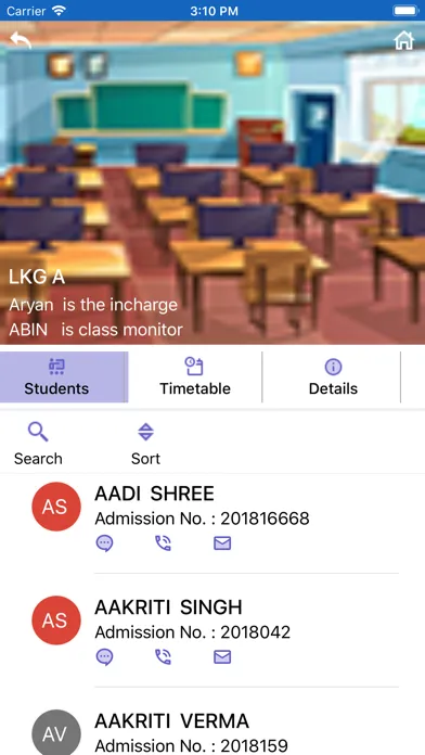 Scientific Study- school erp Screenshots